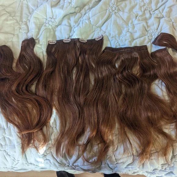 Goo Goo COPPER Hair Extensions 18" - Picture 7 of 8